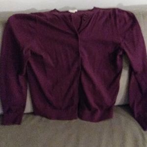 Maroon cartigan